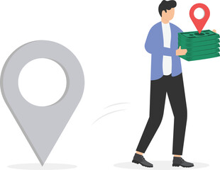 Relocating production or investment base due to high rate labor wage problem or cost reduction concept.
