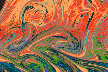 Abstract creative marbling pattern for fabric, design background texture