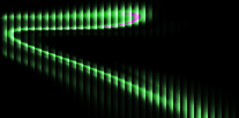 green glassy abstract background