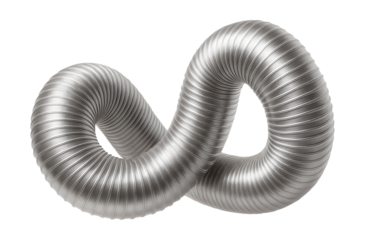 Flexible aluminum ducting designed for optimal airflow in HVAC systems.