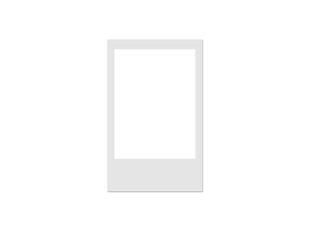 Blank polaroid card vector file PNG overlay background