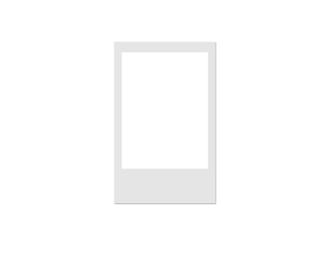 Blank polaroid card vector file PNG overlay background - Powered by Adobe