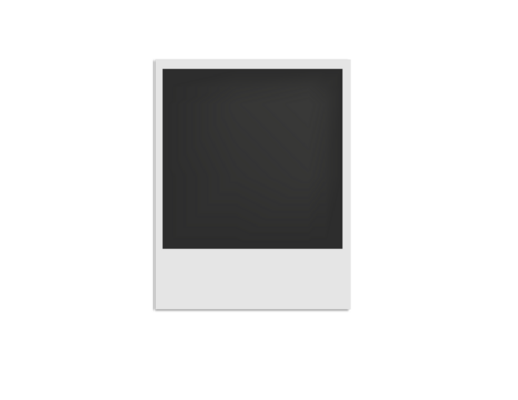 Blank polaroid card vector file PNG overlay background