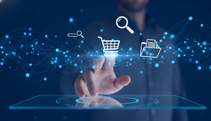 Digital Commerce & Online Services Interface Interaction