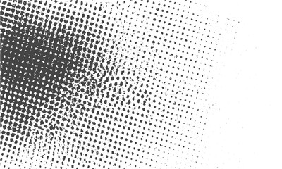 Distressed halftone overlay texture for vintage grunge effect, Dirty dotted texture background with halftone grunge overlay