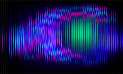 Vibrant Glass Wave Background – Abstract Blue, Purple, and Green Light Reflection Pattern Illustration