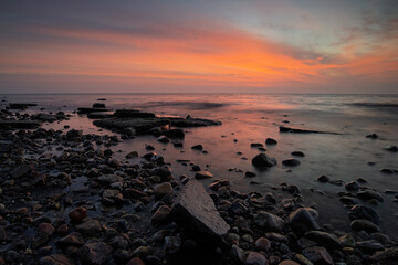 The landscape on the Baltic Sea.