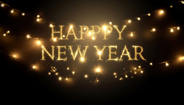 New year celebration 2023 festive atmosphere digital artwork glittering lights night view joyful vibes for seo impact - Powered by Adobe