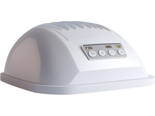 Professional UV LED nail dryer isolated on transparent background, symbolizing beauty care and modern nail technology.
