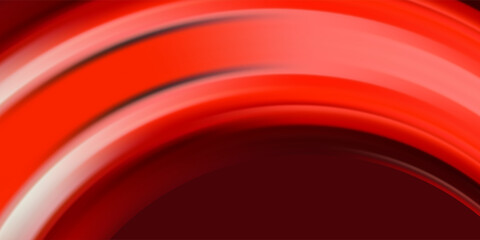 Red abstract background of glass refraction