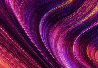 Deep purple motion strands with radiant magenta flow design