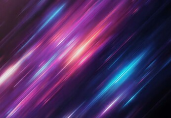 Dynamic abstract purple and blue luminous light streaks motion graphic background