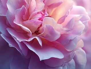 Soft Pink Petals Close Up Beautiful Flower Delicate Bloom Vibrant Hues Gentle Layers Natural Beauty Botanical Detail Freshness Blossom Texture Garden Elegance Flora 