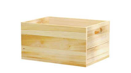empty wooden box storage for delivery 3D rendering