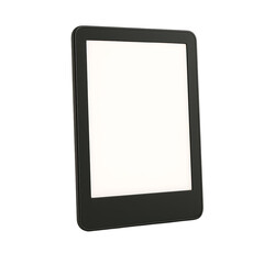 Electronic reader for digital books and magazines isolated on transparent background ready for your design