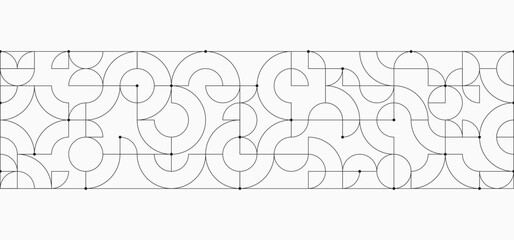 Modern abstract texture background with circles lines and dots shapes. Circles lines and dots geometric pattern for poster, header, web banner, footer, website, presentation