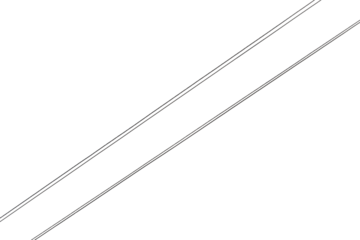 Pair of long black electrical wires with metallic core is isolated.