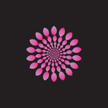 Print vector fiower design