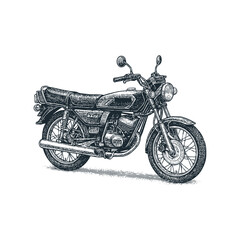 Fototapeta premium The classic motorcycle