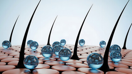 Experience radiant hair health with hydrating serum spheres for a vibrant revitalized scalp and stronger shinier hair