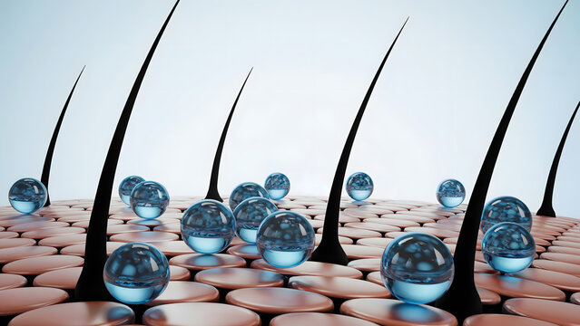 Experience radiant hair health with hydrating serum spheres for a vibrant revitalized scalp and stronger shinier hair