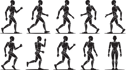 Naklejka premium Abstract geometric composition with vibrant color palette and clean lines suitable for modern design projects