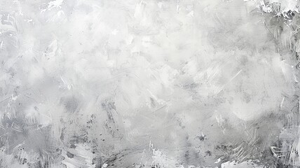 Abstract textured surface with white and gray brushstroke patterns