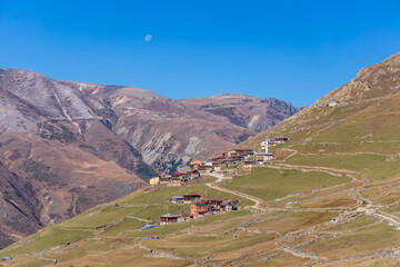 mountain road in the mountains