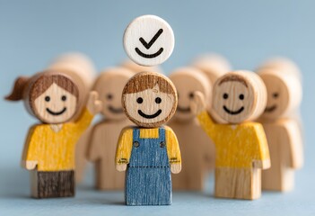 Funny, colorful cartoon vector art illustration of a happy family of four with a boy and a baby, perfect character design for a kids' Christmas holiday icon