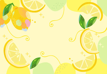 レモンティーの壁紙。癒しのハーブの素材。