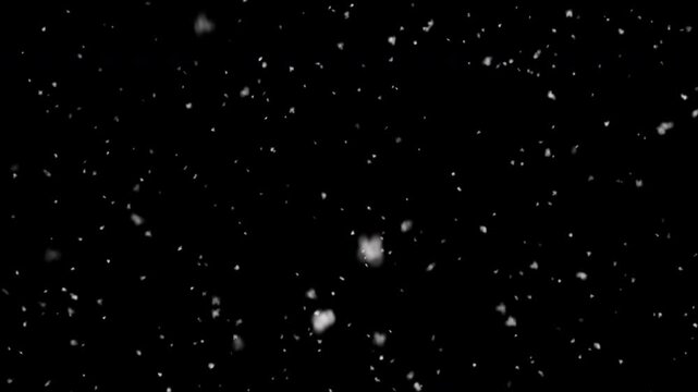 Falling White Snow Overlay, Christmas Snow Texture, Holiday Snowflakes bokeh Effect