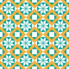 Seamless geometric abstract pattern with a modern style