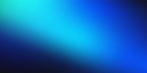 Abstract blue neon light waves on dark background, futuristic glowing grainy gradient texture, modern digital art design for creative projects