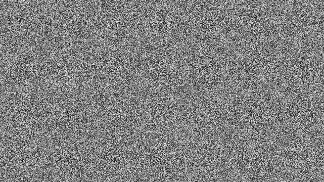 Retro ancient TV device analog white noise close-up 4K 2160p 30fps Ultra HD video - Old television no signal