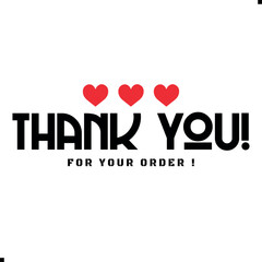 Thank You for Your Order. Elegant Thank You for Your Order Design with Stylish Graphics. Sophisticated Thank You for Your Purchase Image with Modern Elements. Chic Thank You for Your Order Graphic