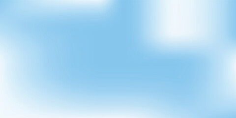 Sky Blue Gradient Vector Background. Abstract Light Blue Gradation Background. Soft Gradient Texture Banner Template. Modern Luxury Backdrop. Curve Layout Concept.