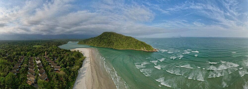 Coastal shoreline with turquoise waters and cliffs - Powered by Adobe