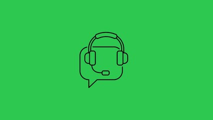 A friendly customer service agent eagerly awaiting your call in a message bubble offering support and advice with a