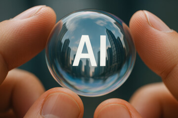 Clear perception artificial intelligence within reach futuristic vision and technological progress evoke optimism and curiosity about possible advancement