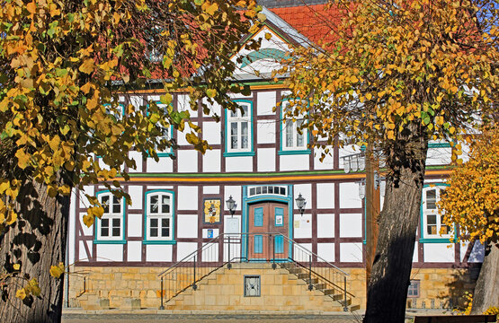 Derenburg: Historisches Rathaus (1713, Sachsen-Anhalt)