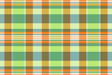 Vibrant tartan pattern design featuring a seamless repeating texture. Ideal for backgrounds, textiles, and festive holiday themes. Warm, earthy, and fresh aesthetic.