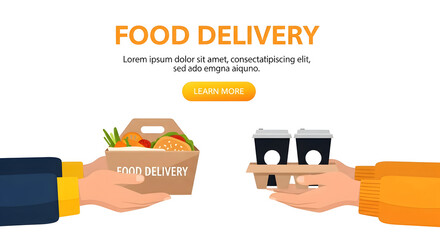 Seamless food delivery service connecting hungry customers with delicious meals and refreshing beverages right to their doorstep.