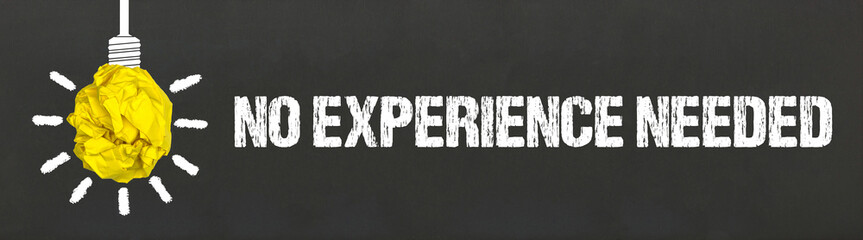 Fototapeta premium no experience needed 