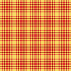 Cell textile texture check, strong background pattern fabric. Japanese seamless tartan vector plaid in red and yellow colors.