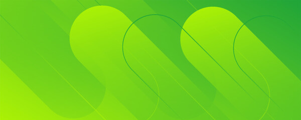 Bright abstract background with rounded diagonal lines on a green gradient. Modern and energetic futuristic design, perfect for technology, business, and web themes.