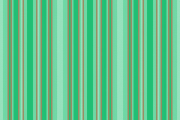 Obraz premium Postcard background vector textile, heritage fabric seamless pattern. Sachinery vertical lines stripe texture in mint and light colors.