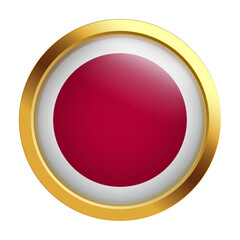 A gold token, a symbol of the Japanese flag.