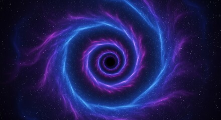 An artistic interpretation of a cosmic gateway, featuring a swirling tunnel of light and color leading to a dark center