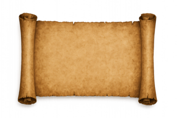 Antique paper scroll texture. Historical document background.