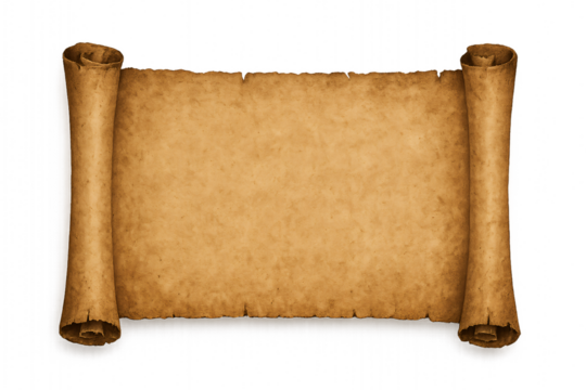 Antique paper scroll texture. Historical document background.